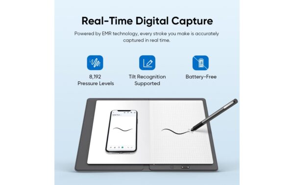 XPPen Note Plus Notizbuch A5 Bluetooth Notizbuch mit Cloud Backup