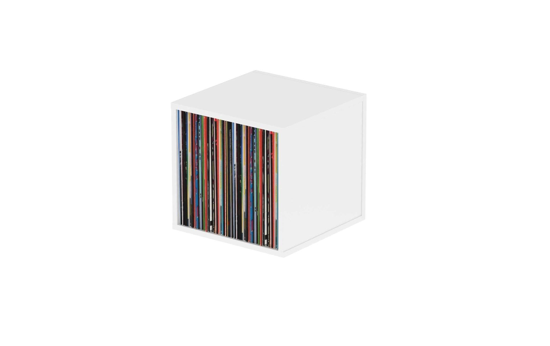 2150477 - Mediatech Glorious Record Box 110 Holz Weiss für 110 LPs kaufen Schweiz | Mediatech.ch