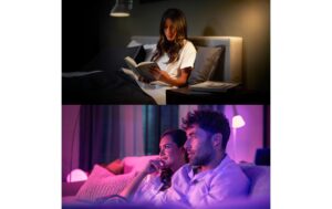 2151050_6 - Mediatech Philips Hue Basis Starter-Set 3 smarte Lampen GU10 345lm Dimmer Switch