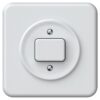 Hager ORIGIN UP Druckschalter SCHEMA 3 mit QuickConnect Steckklemmen, ws