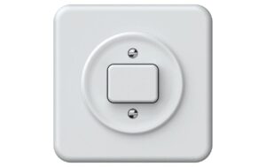 Hager ORIGIN UP Druckschalter SCHEMA 3 mit QuickConnect Steckklemmen, ws
