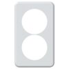 2151763 - Mediatech Hager ORIGIN UP Abdeckrahmen 2-FACH 2x 58mm Ausschnitte, ws