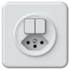 2151765 - Mediatech Hager ORIGIN UP Kleinkombination SCHEMA 1 3+3/1x T13, QuickConnect Steckklemmen, ws