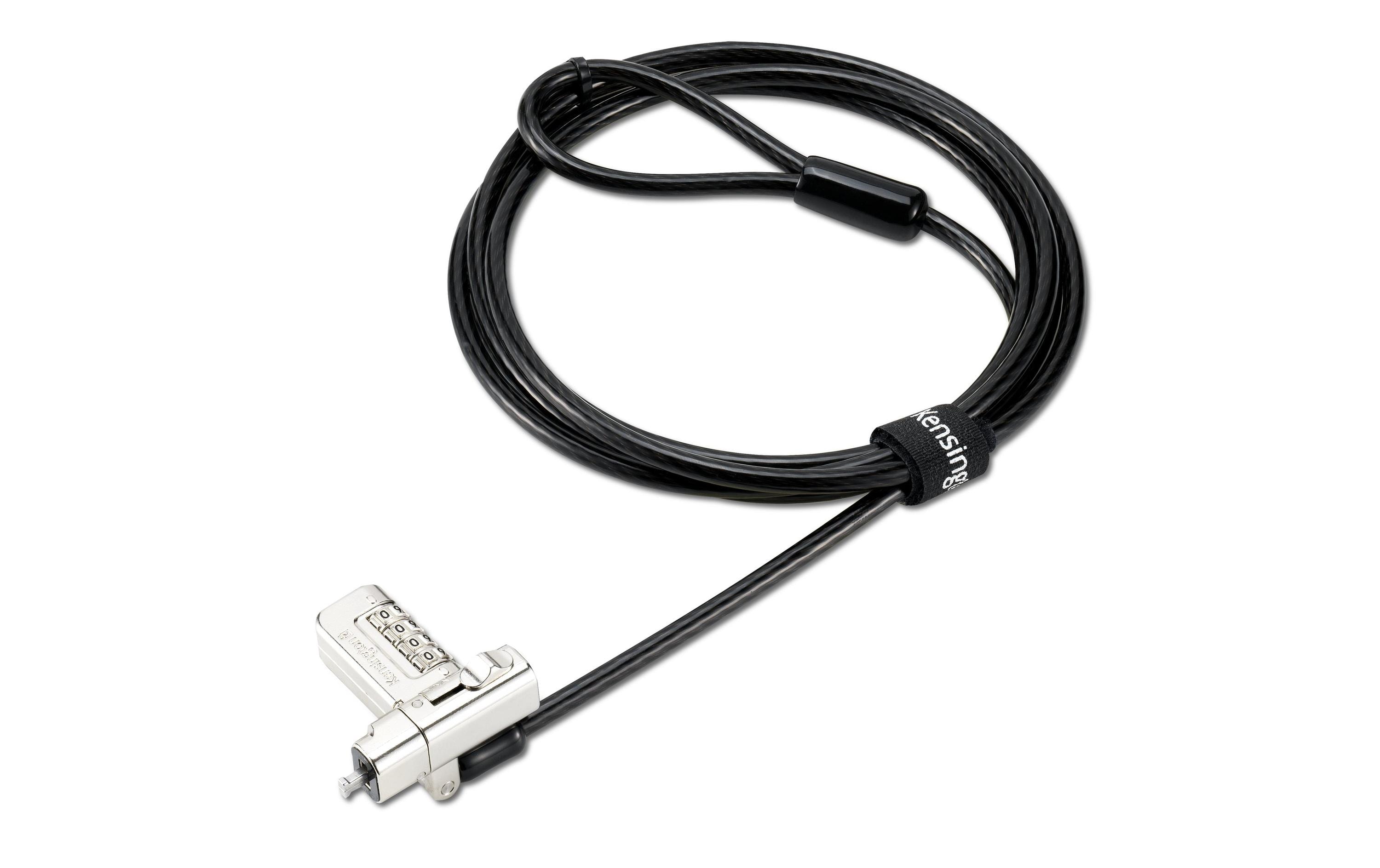 2152198 - Mediatech Kensington 3 in 1 Laptopschloss 2.0 Universal - T-Bar, Nano & Wedge