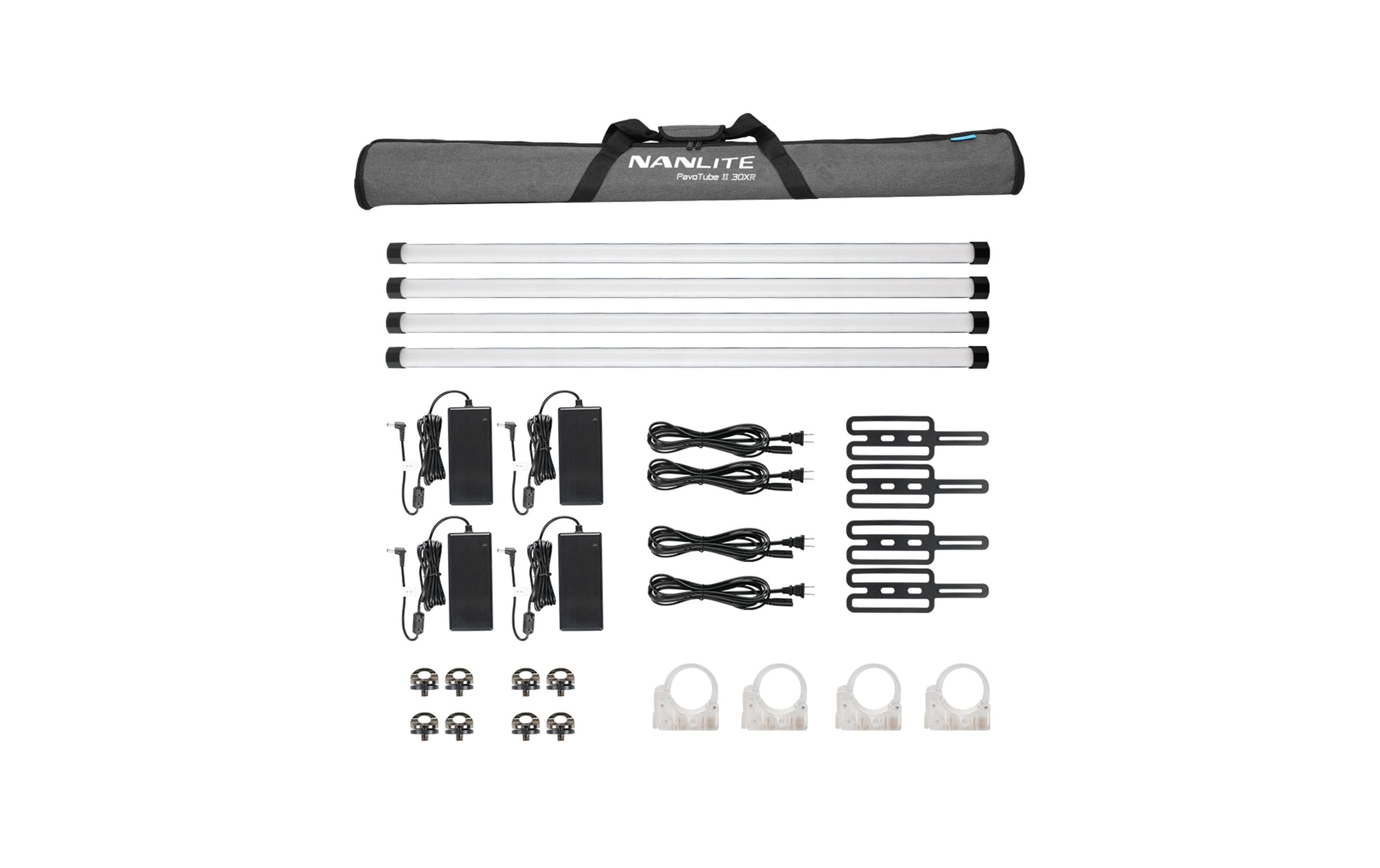 2153512 - Mediatech Nanlite PavoTube II 30XR 4-Kit, RGBWW, 70 W, Bicolor, Dimmbar kaufen Schweiz | Mediatech.ch