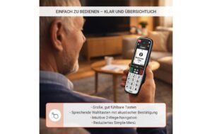 2153832_2 - Mediatech Gigaset Schnurlostelefon Easy 500 EU Schwarz/Silber
