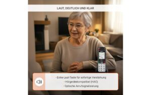 Gigaset Easy 500HX HSB EU Grosstastentelefon