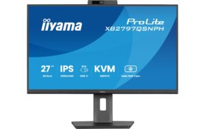 2154289_1 - Mediatech IIYAMA 27 XB2797QSNPH-B1 IPS 2560x1440, Hello Webcam, USB-C Dock