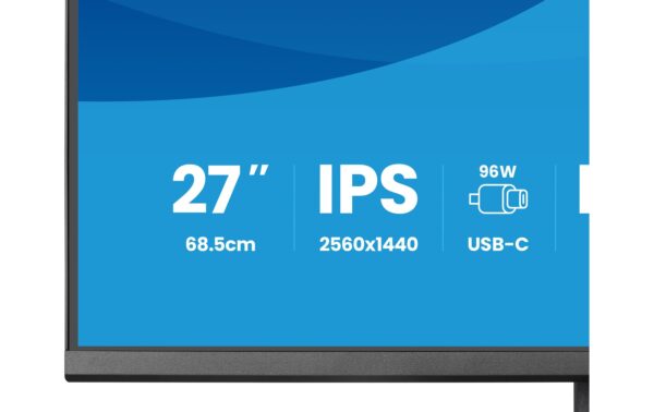 2154289_8 - Mediatech IIYAMA 27 XB2797QSNPH-B1 IPS 2560x1440, Hello Webcam, USB-C Dock