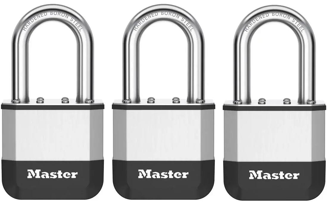 2155410 - Mediatech Masterlock Elite 45mm Schloss 25mm 3er Lamellierter Stahl kaufen | Mediatech.ch