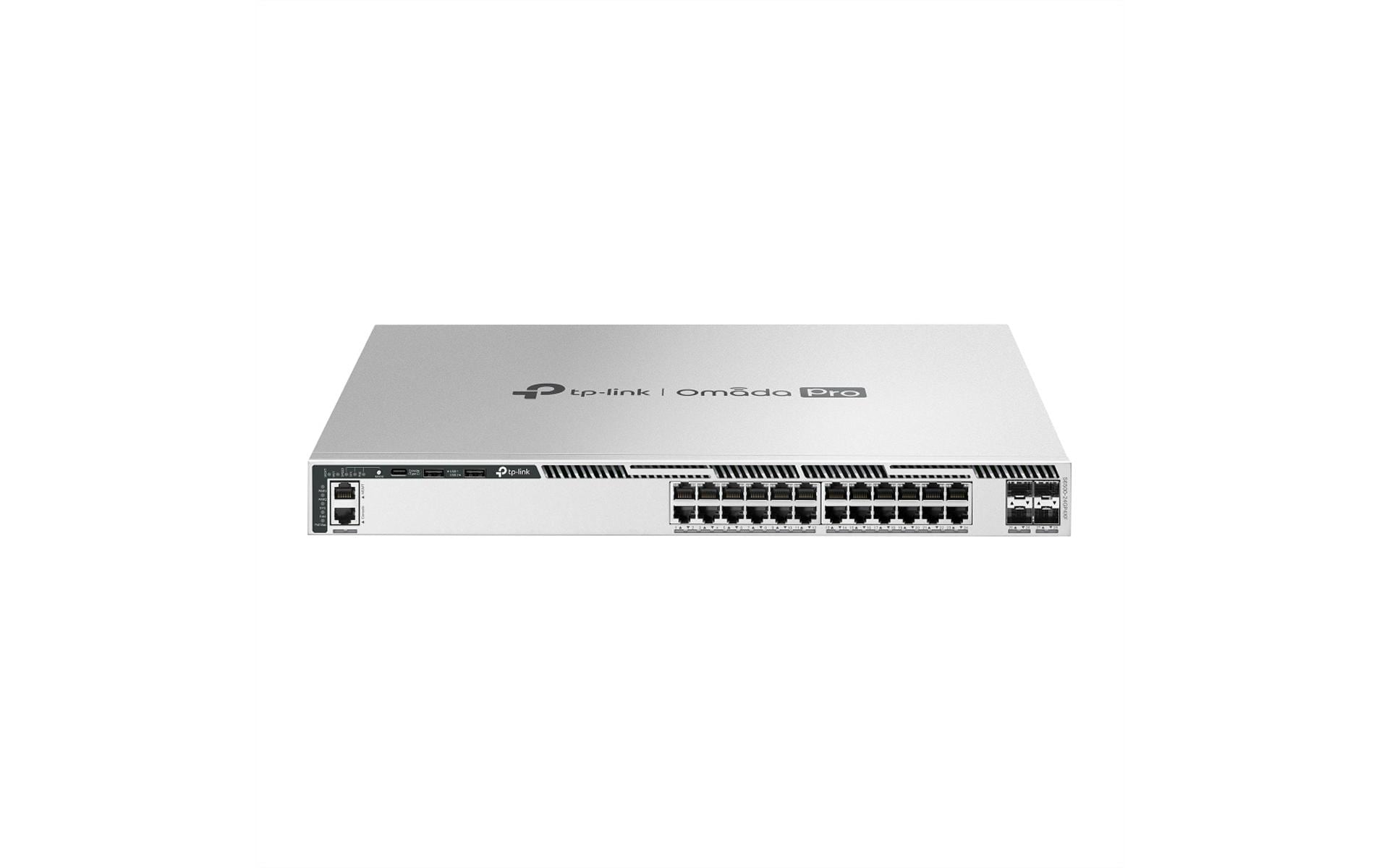 2156089 - Mediatech TP-Link Omada Campus 24 Port Stackable L3 Managed PoE+, 4x10G SFP+ Slots kaufen Schweiz | Mediatech.ch