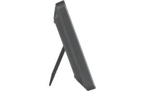 2156098_3 - Mediatech TFA Digitale Funkuhr mit Raumklima Silber