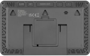 2156098_4 - Mediatech TFA Digitale Funkuhr mit Raumklima Silber