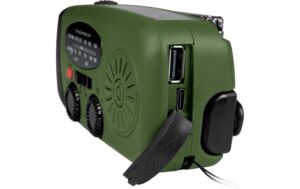 2156886_7 - Mediatech Thomson Emergency Radio RT260 Green, Solar, Flashlight, Powerbank