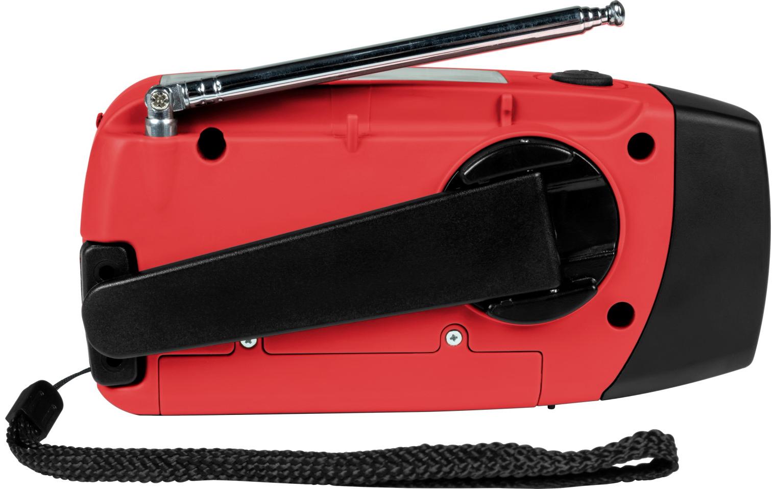 2156888_1 - Mediatech Thomson Emergency Radio RT260R Rot, Solar, Flashlight, Powerbank