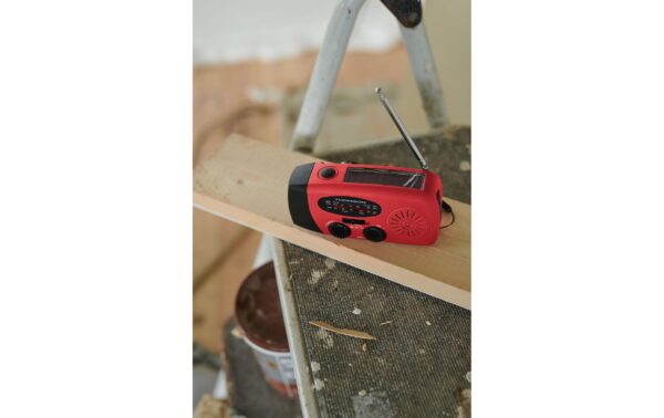2156888_7 - Mediatech Thomson Emergency Radio RT260R Rot, Solar, Flashlight, Powerbank