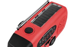 2156888_8 - Mediatech Thomson Emergency Radio RT260R Rot, Solar, Flashlight, Powerbank