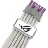 PSU Zub. ASUS SYM 12-V-2x6-PCIe-Kabel WH Weiss, sleeved, 750mm, ATX 3.1, PCIe 5.1