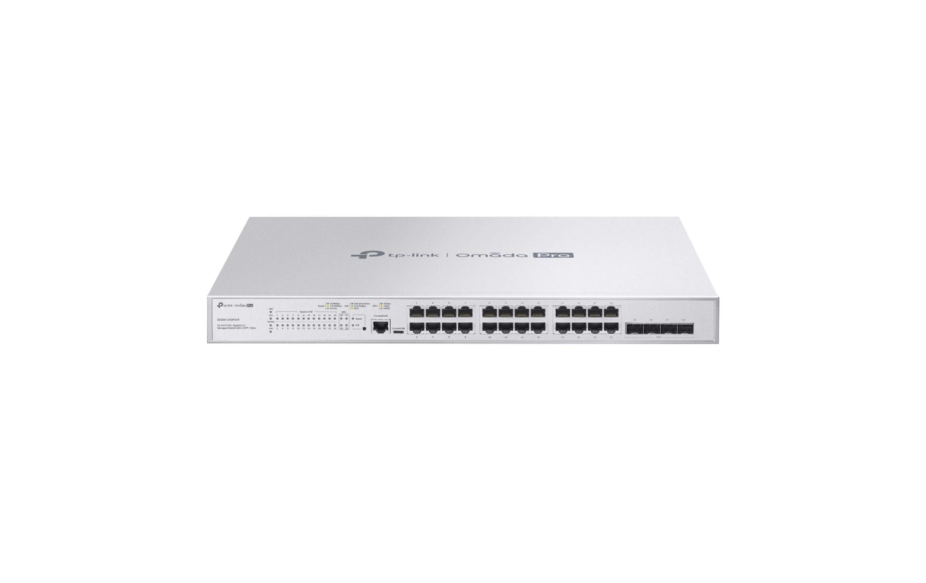 2157939 - Mediatech TP-Link Omada Campus 24 Port PoE+ Switch L2+ Managed, 4x10G SFP+ Slots kaufen Schweiz | Mediatech.ch
