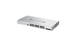 2157942_1 - Mediatech TP-Link Omada Campus 24 Port PoE+ Switch L2+ Managed, 4x Gigabit SFP Slots