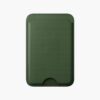 VONMÄHLEN Fabric Kickstand Wallet, Dk Green