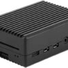 2158905 - Mediatech JOY-IT Armor Case RB-AlucaseP4-08 für Raspberry Pi 4B, Schwarz, Kühlkörper