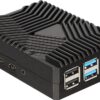 2158906 - Mediatech JOY-IT Armor Case RB-AlucaseP4-09 für Raspberry Pi 4B, Schwarz