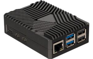 JOY-IT Armor Case RB-AlucaseP5-09 für Raspberry Pi 5, Schwarz