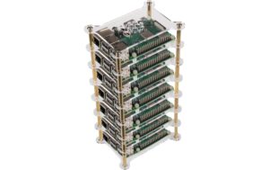 JOY-IT MAkerCase Tower RB-Case+19 8x 8xAcryl Platte, Abstandhalter, für 7x Pi