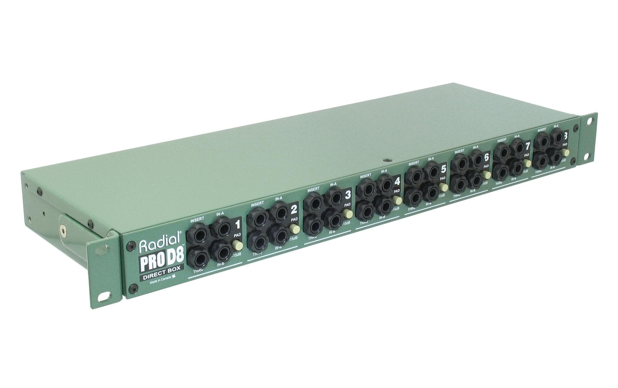 2159738 - Mediatech Radial ProD8 Passiv, 8-Kanal, Rackmount, Metall kaufen Schweiz | Mediatech.ch