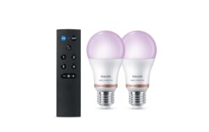 2162670 - Mediatech Philips PHI WFB 60W A60 E27 RGB 2PK + Remote kaufen Schweiz | Mediatech.ch