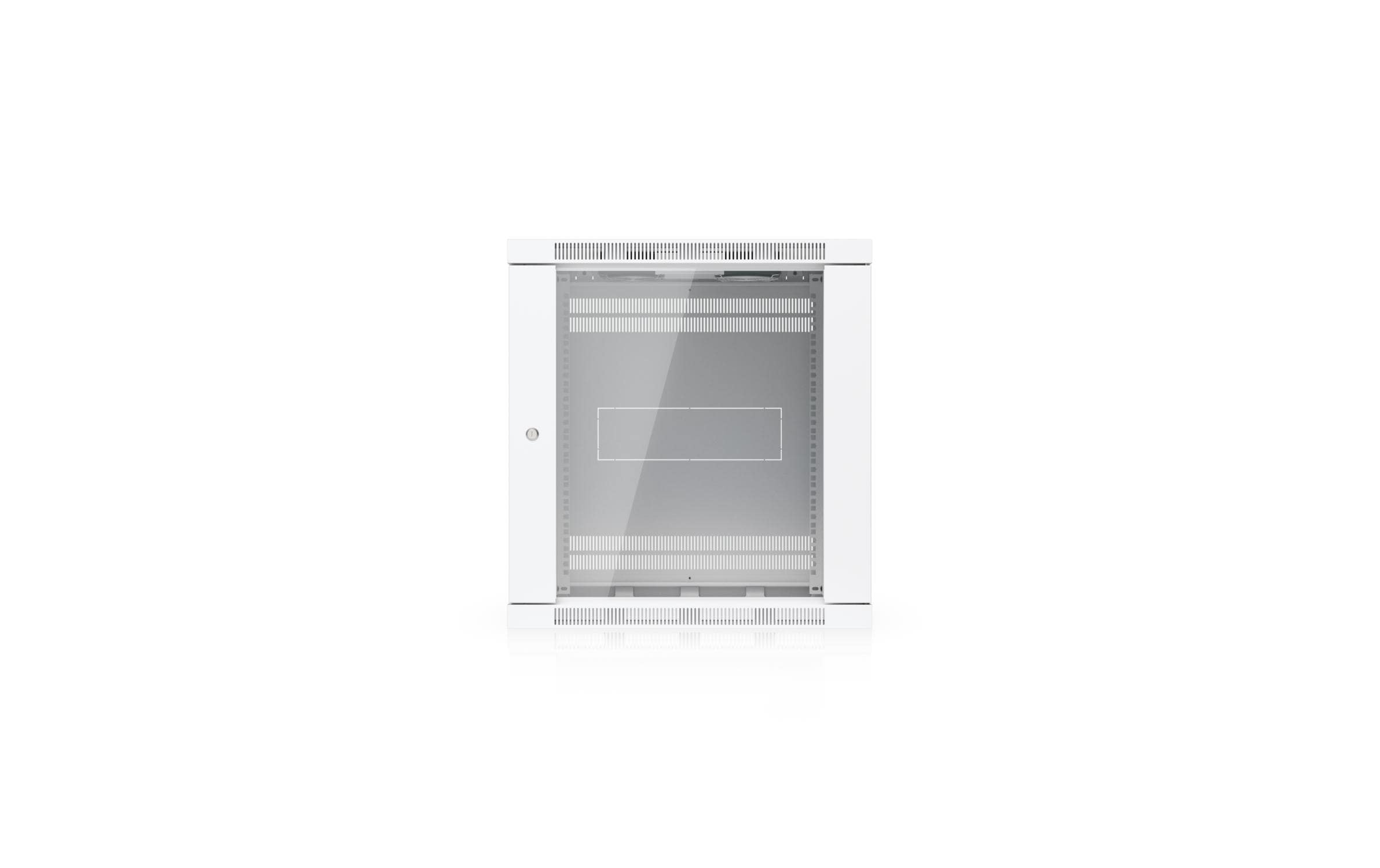 2163788 - Mediatech Ubiquiti Wandschrank 12HE 600mm tief, Glas mit Lüfter kaufen Schweiz | Mediatech.ch