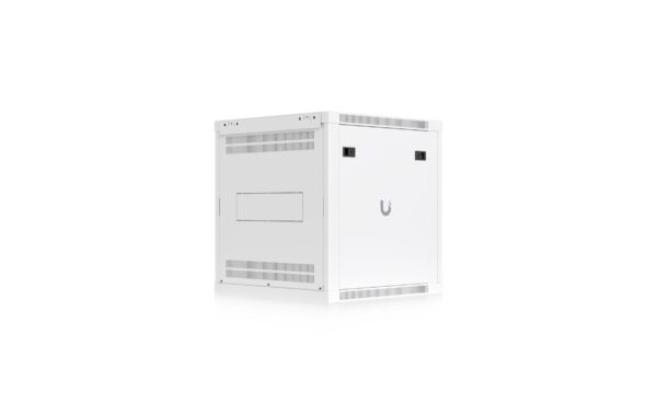2163788_3 - Mediatech Ubiquiti Wandschrank 12HE 600mm tief, Glas mit Lüfter