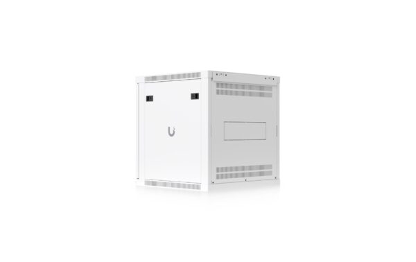2163788_8 - Mediatech Ubiquiti Wandschrank 12HE 600mm tief, Glas mit Lüfter