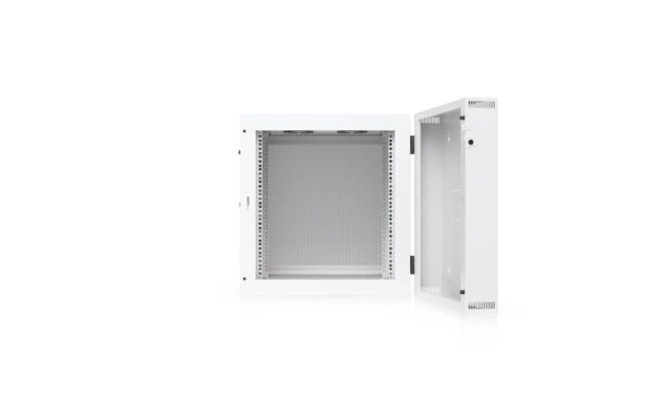 2163789_8 - Mediatech Ubiquiti Wandschrank 12HE 600mm swing perf mit Lüfter