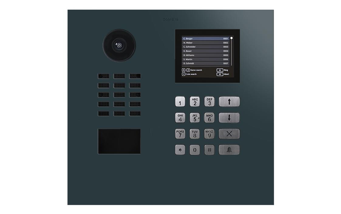 2165486 - Mediatech Doorbird IP Video Türsprechanlage D22DKH, RAL 7016 kaufen Schweiz | Mediatech.ch