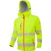 2168224 - Mediatech ACE Neon Lite Softshell Warnjacke S für Herren (Klasse 3) - Gelb