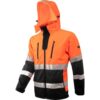 2168251 - Mediatech ACE Neon Softshell-Warnjacke - 4XL für Herren (Klasse 2) - Orange