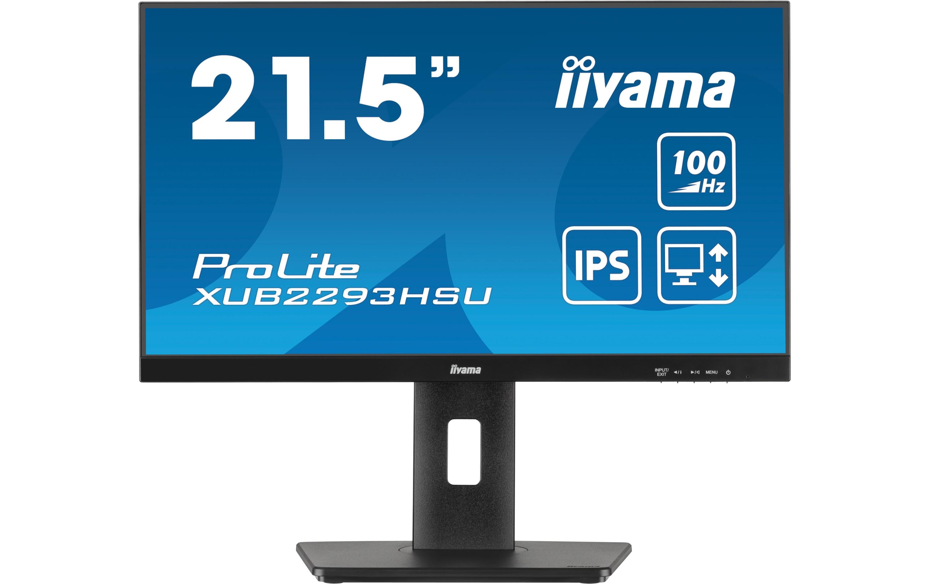 2168379 - Mediatech IIYAMA 21,5 XUB2293HSU-B7 IPS-panel, 1920x1080@100Hz, HDMI