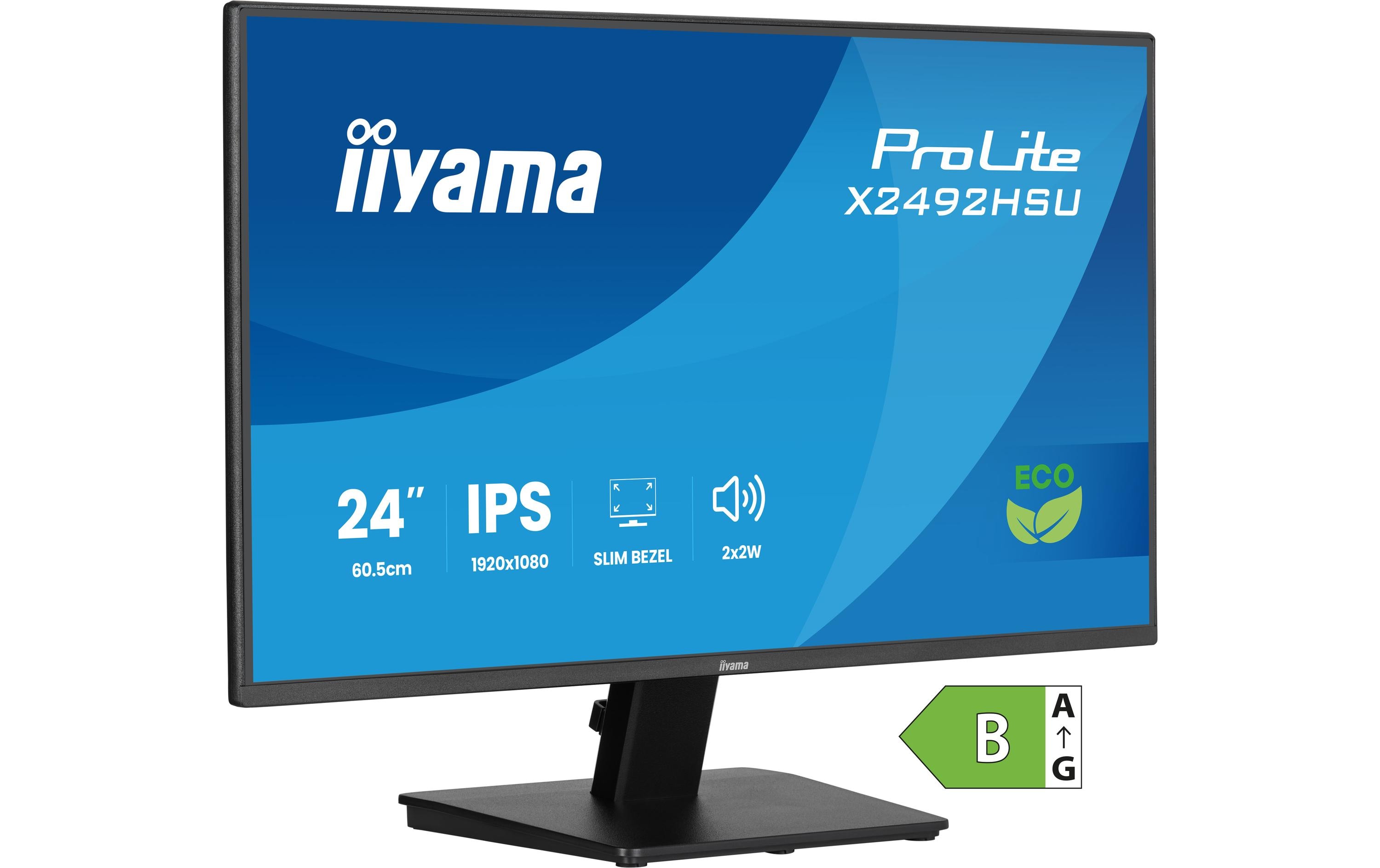 2168382_1 - Mediatech IIYAMA 24 X2492HSU-B1 IPS-panel, 1920x1080@120Hz, HDMI