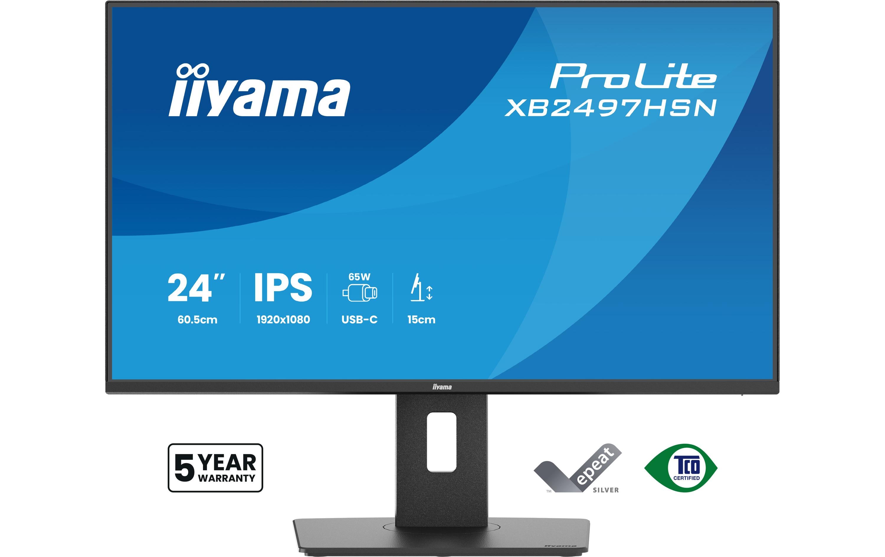 2168388_1 - Mediatech IIYAMA 24 XB2497HSN-B1 IPS-panel, 1920x1080, HDMI