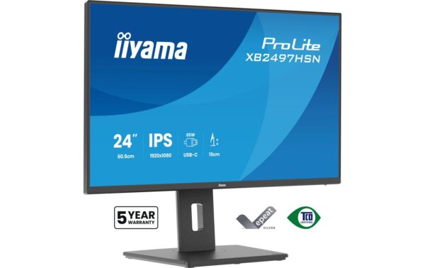2168388_3 - Mediatech IIYAMA 24 XB2497HSN-B1 IPS-panel, 1920x1080, HDMI