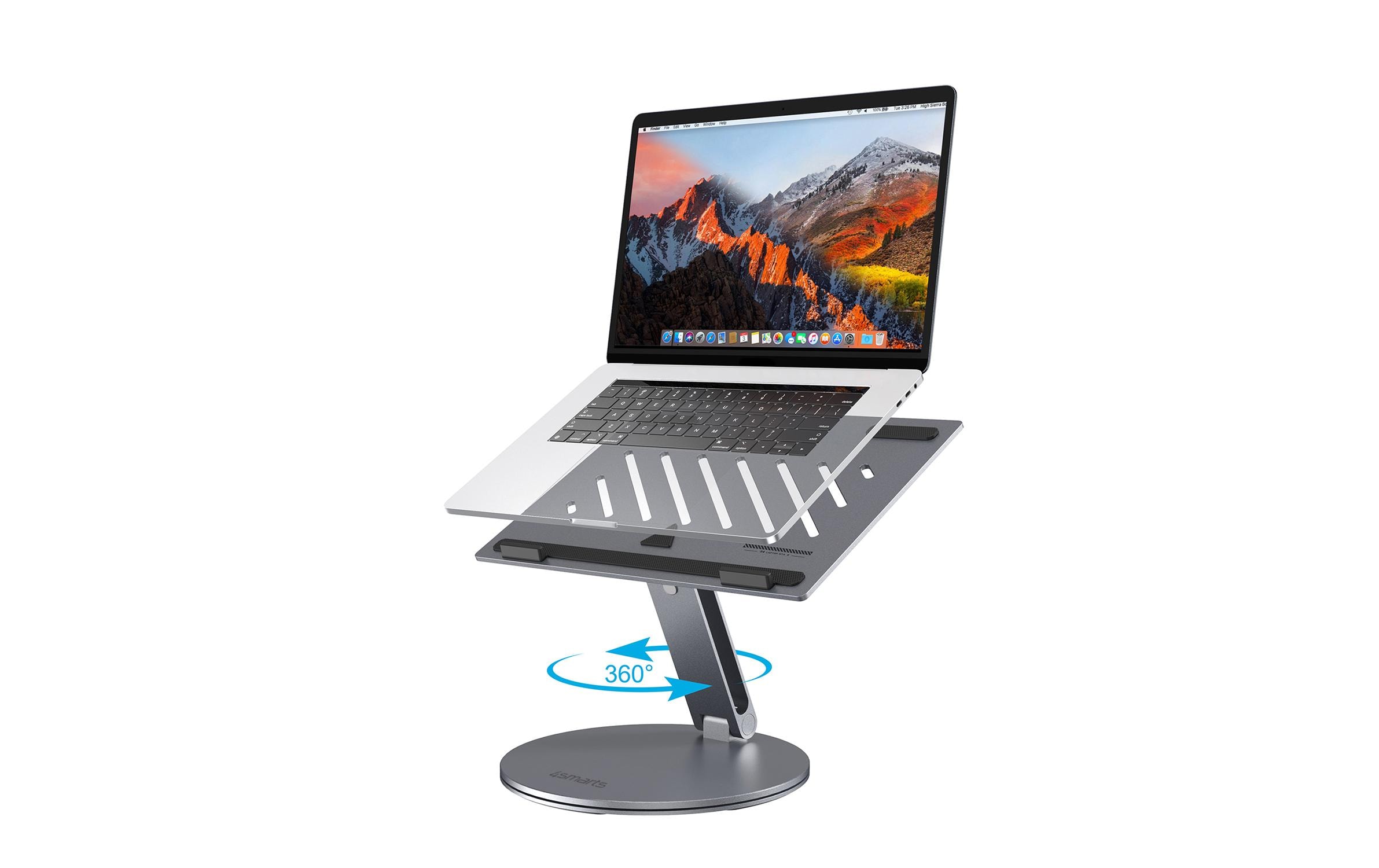 2169043_1 - Mediatech 4SMARTS Ständer ErgoPro, Grau Laptop/Tablet