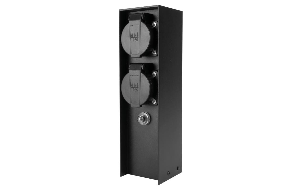 2171350 - Mediatech Steffen GardenLine Steckdosensäule mit 2 Aussensteckdosen T13 IP55, sz kaufen Schweiz | Mediatech.ch