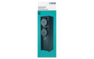 2171350_4 - Mediatech Steffen GardenLine Steckdosensäule mit 2 Aussensteckdosen T13 IP55, sz