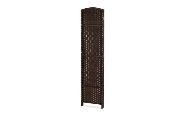 2173706_2 - Mediatech relaxdays Paravent Holz, 3-teilig, Dunkelbraun
