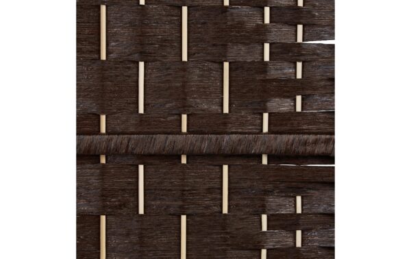 2173706_4 - Mediatech relaxdays Paravent Holz, 3-teilig, Dunkelbraun