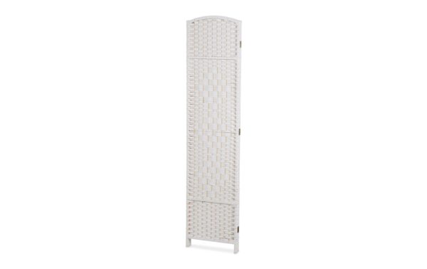 2173707_2 - Mediatech relaxdays Paravent Holz, 3-teilig, Weiss