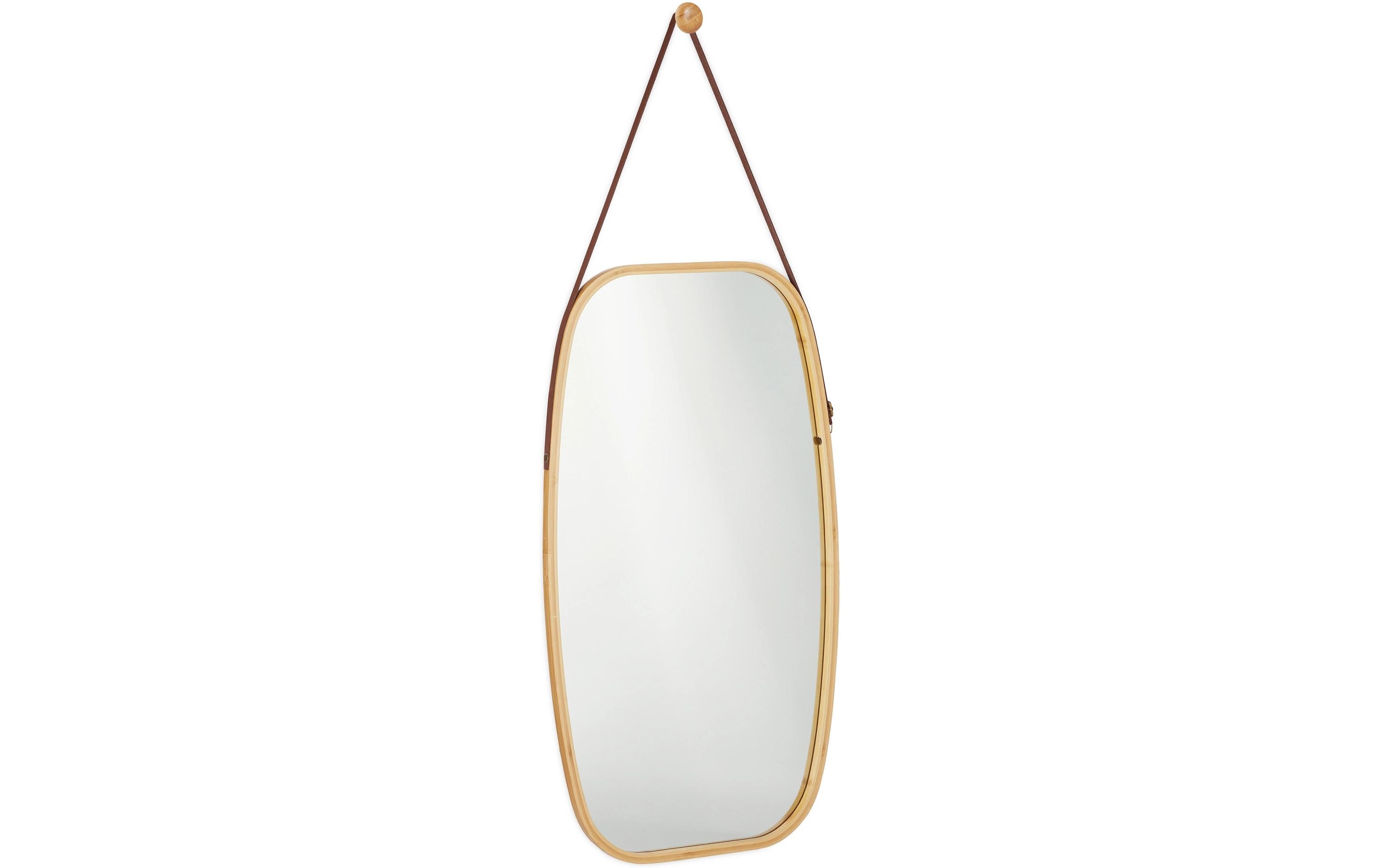 2173797 - Mediatech relaxdays Hängespiegel oval Mit Riemen kaufen Schweiz | Mediatech.ch