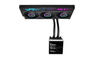 2175191_1 - Mediatech Asus ROG STRIX SLC IV 360 ARGB LCD BLK Liquid CPU Cooler, IPS LCD, 3x120mm ARGB